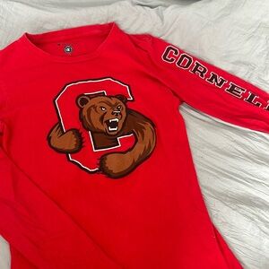 🐻❤️CORNELL COLLEGE LONG SLEEVE GAMEDAY TEE SHIET❤️🐻 SIZE SMALL